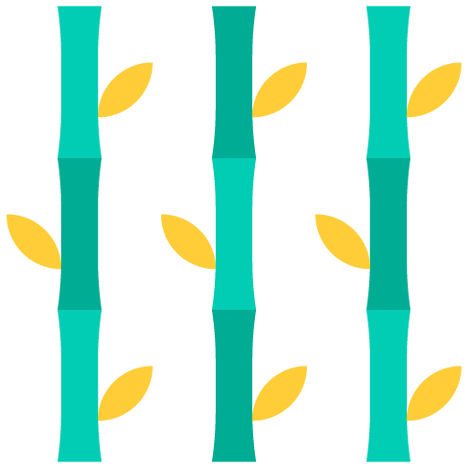 3 arboles de bamboo